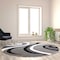 Flash Furniture Gray 8' x 8' Modern Plush Abstract Area Rug KP-RG952-88-GY-GG - alternate 2